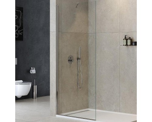 Душевая перегородка Cezares Liberta 85 LIBERTA-L-1-TB-85-C-Cr профиль Хром стекло прозрачное