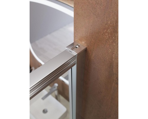 Душевая дверь Cezares Lux 100 LUX-B-FS-11-100-C-CR профиль Хром стекло прозрачное