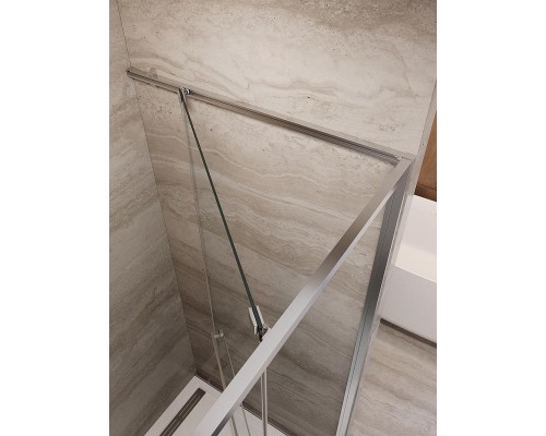 Душевая дверь Cezares Lux 110 LUX-B-FS-11-110-C-CR профиль Хром стекло прозрачное