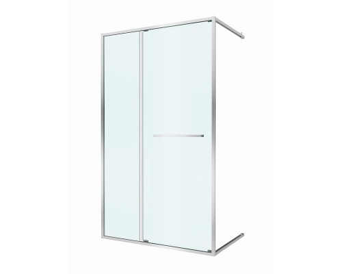 Душевая дверь Cezares Lux 130 LUX-B-FS-11-130-C-CR профиль Хром стекло прозрачное