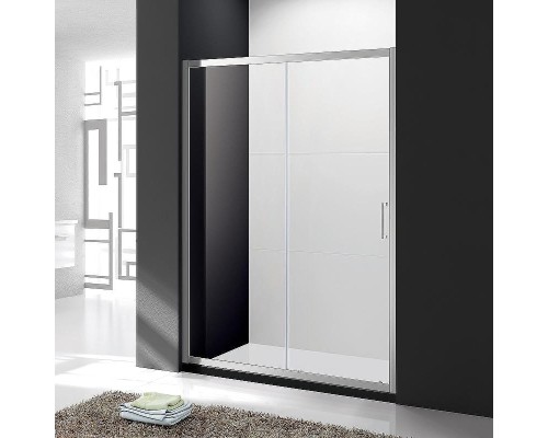 Душевая дверь Cezares Molveno 130 MOLVENO-BF-1-130-C-Cr-IV профиль Хром стекло прозрачное