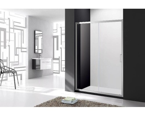 Душевая дверь Cezares Molveno 130 MOLVENO-BF-1-130-C-Cr-IV профиль Хром стекло прозрачное