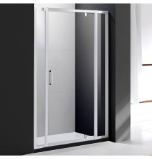 Душевая дверь Cezares Molveno BA-12 120 MOLVENO-BA-12-80+40-C-Cr-IV профиль Хром стекло прозрачное