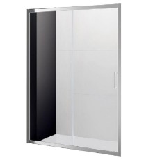 Душевая дверь Cezares MOLVENO-BF-1-140-C-Cr-IV профиль Хром стекло прозрачное