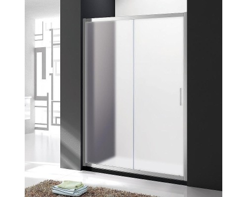 Душевая дверь Cezares Molveno 130 MOLVENO-BF-1-130-P-Cr профиль Хром стекло рифленое