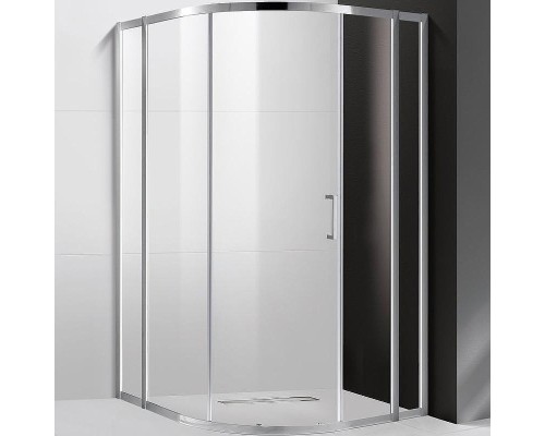 Душевой уголок Cezares Molveno 130x130 MOLVENO-R-11-100+30-C-Cr-IV профиль Хром стекло прозрачное