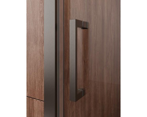 Душевая дверь Cezares Molveno 160 MOLVENO-BF-1-160-C-GM-IV профиль Оружейная сталь стекло прозрачное