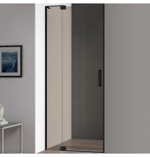 Душевая дверь Cezares Slider 110 SLIDER-B-1-100/110-BR-NERO профиль Черный матовый стекло бронзовое