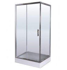 Душевой уголок Esbano ESR-8022 100x80 ESUGR8022 профиль Хром стекло рифленое