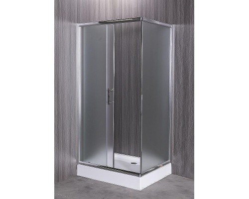 Душевой уголок Esbano ESR-8022 100x80 ESUGR8022 профиль Хром стекло рифленое