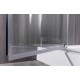 Душевой уголок Esbano ESR-8190 100x80 ESUGR8190 профиль Хром стекло прозрачное