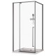 Душевой уголок Esbano 110х90 ESOGA119PSGM профиль Оружейная сталь стекло прозрачное