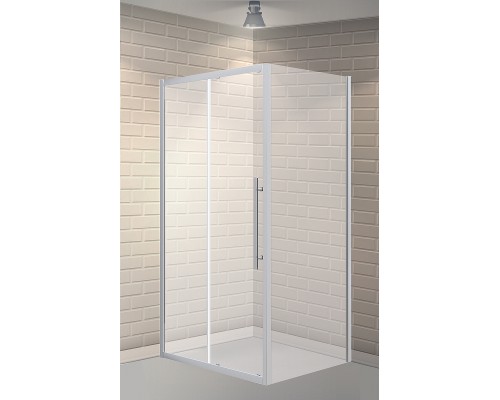 Душевой уголок Esbano Flex 110x90 ESOGF119PSC профиль Хром стекло прозрачное