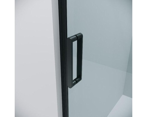 Душевая дверь Grossman Classic 150 100.K33.04.150.21.00 профиль Черный матовый стекло прозрачное