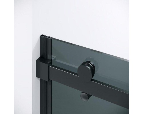 Душевая дверь Grossman Classic 160 100.K33.04.160.21.10 профиль Черный матовый стекло тонированное