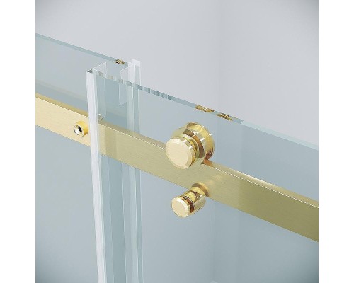 Душевой уголок Grossman Classic 100х80 120.K33.04.1080.32.00 профиль Золото сатин стекло прозрачное