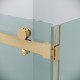 Душевой уголок Grossman Classic 100х80 120.K33.04.1080.32.00 профиль Золото сатин стекло прозрачное