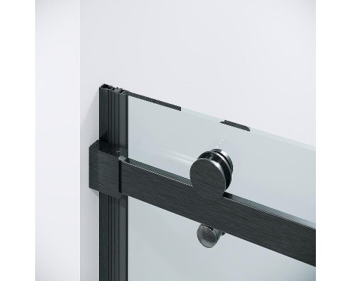 Душевая дверь Grossman Classic 100 100.K33.04.100.42.00 профиль Графит сатин стекло прозрачное