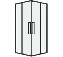 Душевой уголок Grossman Cosmo 90х90 300.K33.02.9090.21.00 профиль Черный матовый стекло прозрачное