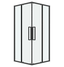 Душевой уголок Grossman Cosmo 100х100 300.K33.02.1010.42.00 профиль Графит сатин стекло прозрачное