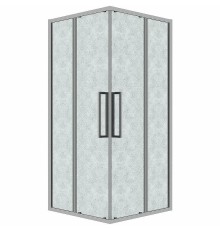 Душевой уголок Grossman Cosmo 100х100 300.K33.02.1010.10.02 профиль Хром стекло шиншилла