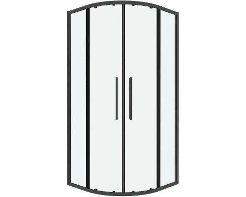 Душевой уголок Grossman Cosmo 100х100 301.K33.02.1010.42.00 профиль Графит сатин стекло прозрачное