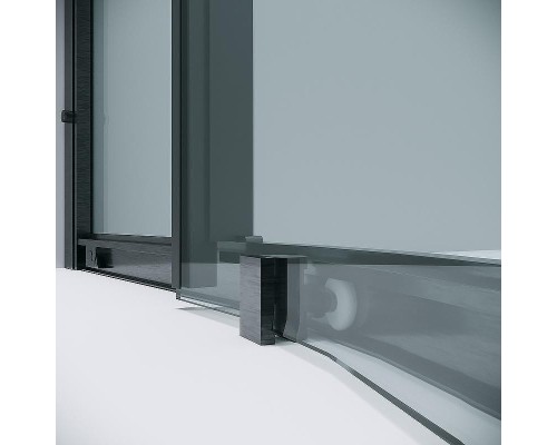 Душевой уголок Grossman Cosmo 100х100 301.K33.02.1010.42.00 профиль Графит сатин стекло прозрачное