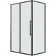 Душевой уголок Grossman Cosmo 120х80 120.K33.02.1280.21.02 профиль Черный матовый стекло шиншилла