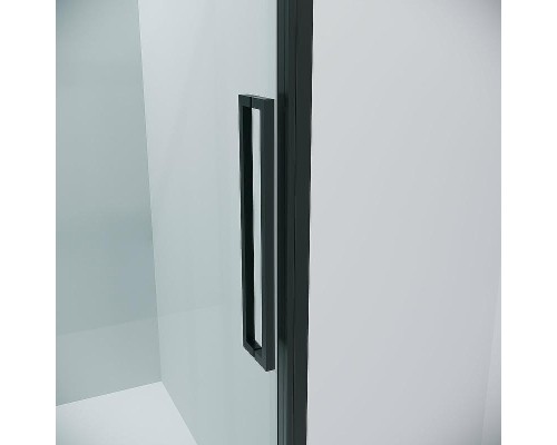 Душевая дверь Grossman Cosmo 140 100.K33.02.140.21.00 профиль Черный матовый стекло прозрачное