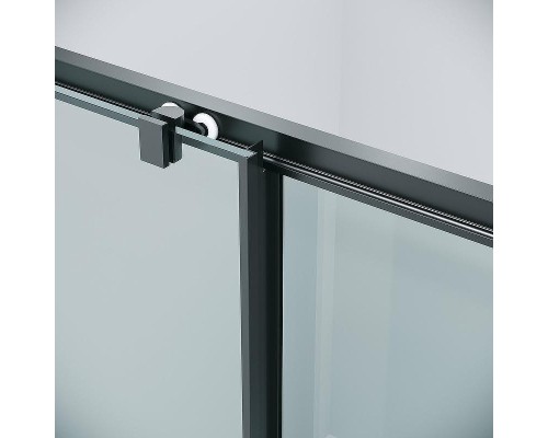 Душевая дверь Grossman Cosmo 140 100.K33.02.140.21.00 профиль Черный матовый стекло прозрачное