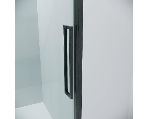 Душевая дверь Grossman Cosmo 140 100.K33.02.140.42.00 профиль Графит сатин стекло прозрачное