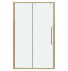 Душевая дверь Grossman Cosmo 100 100.K33.02.100.32.00 профиль Золото сатин стекло прозрачное