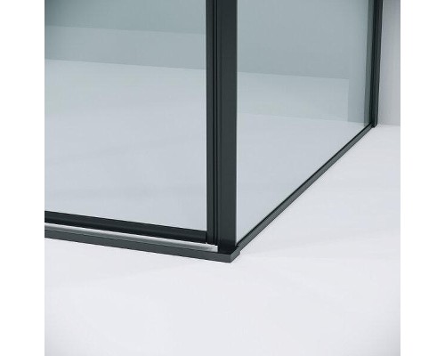 Душевой уголок Grossman Galaxy 110x100 120.K33.01.1110.21.00 профиль Черный матовый стекло прозрачное