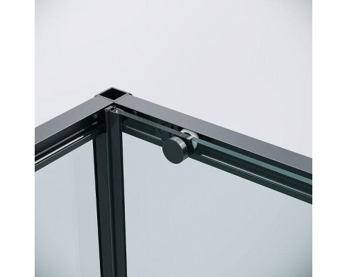 Душевой уголок Grossman Galaxy 120x100 120.K33.01.1210.21.00 профиль Черный матовый стекло прозрачное