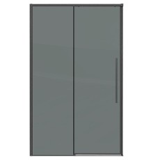 Душевая дверь Grossman Galaxy 100 100.K33.01.100.42.10 профиль Графит сатин стекло тонированное