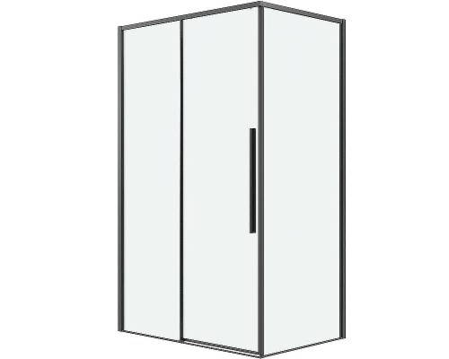 Душевая стенка Grossman Galaxy 90 200.K33.01.90.42.00 профиль Графит сатин стекло прозрачное