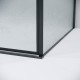Душевой уголок Grossman Galaxy 110х80 120.K33.01.1180.21.02 профиль Черный матовый стекло шиншилла