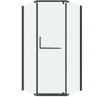 Душевой уголок Grossman Pragma 100х100 302.K33.03.1010.42.00 профиль Графит сатин стекло прозрачное
