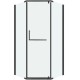 Душевой уголок Grossman Pragma 100х100 302.K33.03.1010.42.00 профиль Графит сатин стекло прозрачное
