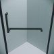 Душевой уголок Grossman Pragma 100х100 302.K33.03.1010.42.00 профиль Графит сатин стекло прозрачное