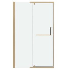 Душевая дверь Grossman Pragma 120 100.K33.03.120.32.00 профиль Золото сатин стекло прозрачное