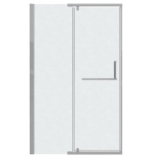 Душевая дверь Grossman Pragma 120 100.K33.03.120.10.02 профиль Хром стекло шиншилла