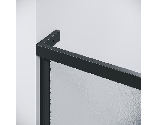 Душевая дверь Grossman Pragma 110 100.K33.03.110.21.02 профиль Черный матовый стекло шиншилла