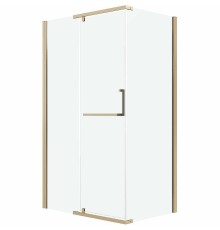 Душевой уголок Grossman Pragma 100х80 120.K33.03.1080.32.00 профиль Золото сатин стекло прозрачное