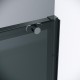 Душевой уголок Grossman Style 120х70 120.K33.05.1270.21.10 профиль Черный матовый стекло тонированное
