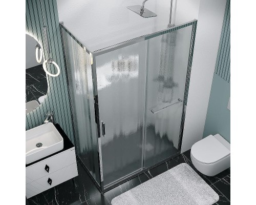 Душевой уголок Grossman Style 120х70 120.K33.05.1270.10.02 профиль Хром стекло шиншилла