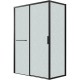 Душевой уголок Grossman Style 120х70 120.K33.05.1270.21.02 профиль Черный матовый стекло шиншилла