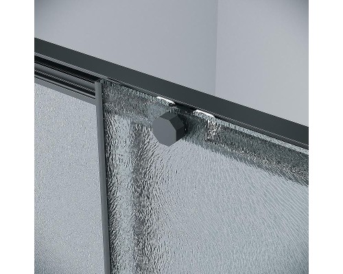 Душевой уголок Grossman Style 120х70 120.K33.05.1270.21.02 профиль Черный матовый стекло шиншилла