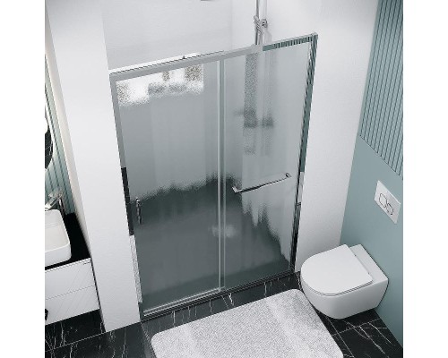 Душевая дверь Grossman Style 130 100.K33.05.130.10.02 профиль Хром стекло шиншилла