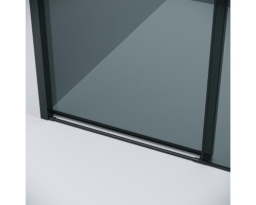 Душевая дверь Grossman Style 130 100.K33.05.130.21.10 профиль Черный матовый стекло тонированное